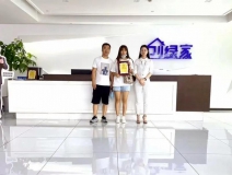 熱烈祝賀高總夫婦簽約創(chuàng)綠家河北省張家口市區(qū)級代理！