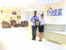 熱烈祝賀趙總簽約創(chuàng)綠家成都市區(qū)級代理！