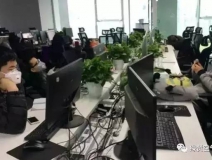 成都一公司邊裝修邊辦公，裝修味道嗆人 員工戴防毒面具辦公